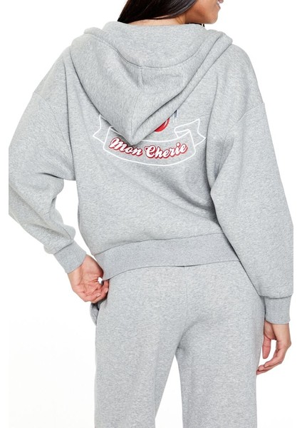 Kiraz Baskılı Sweatshirt