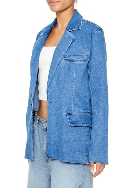 Dökümlü Blazer Ceket