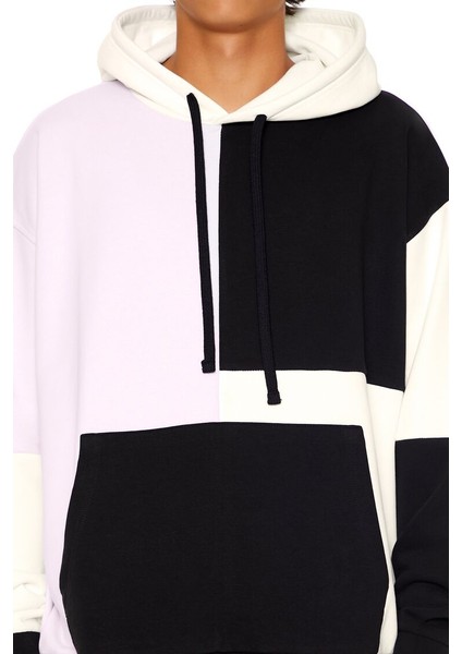 Drawstring Colorblock Hoodie modelleri