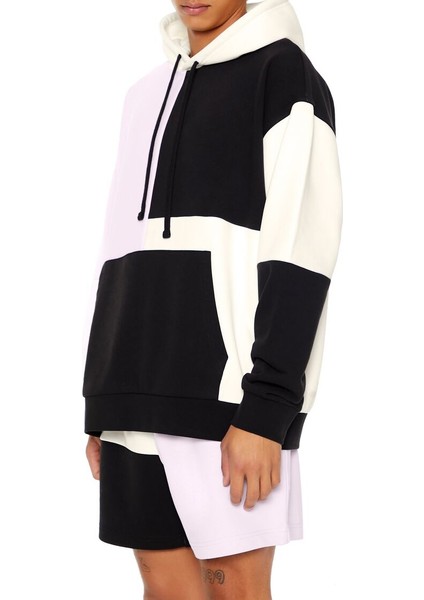 Drawstring Colorblock Hoodie indirimleri