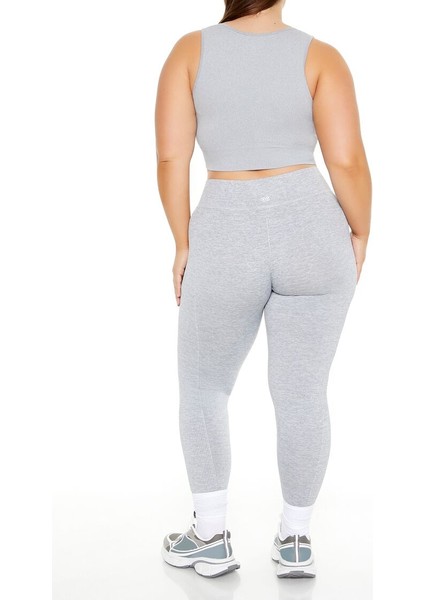 F21 Plus Size Active Dikişsiz Tayt