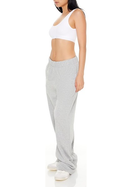 French Terry Wide-Leg Eşofman Altı indirimleri