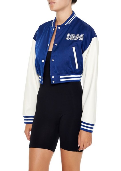 Crop Bomber Ceket