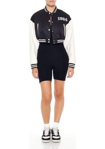 Crop Bomber Ceket