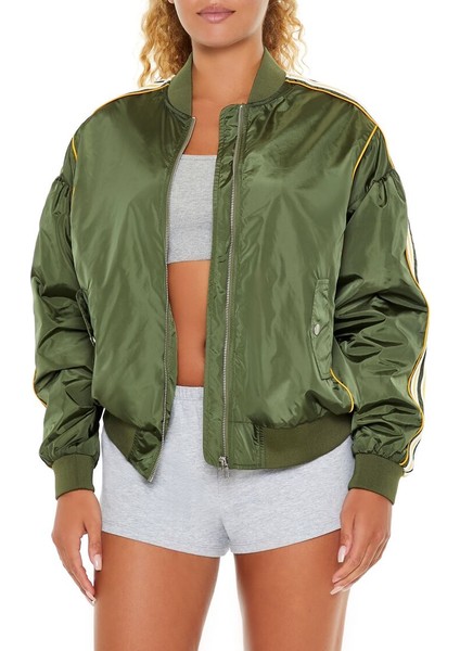 F21 Varsity Bomber Ceket