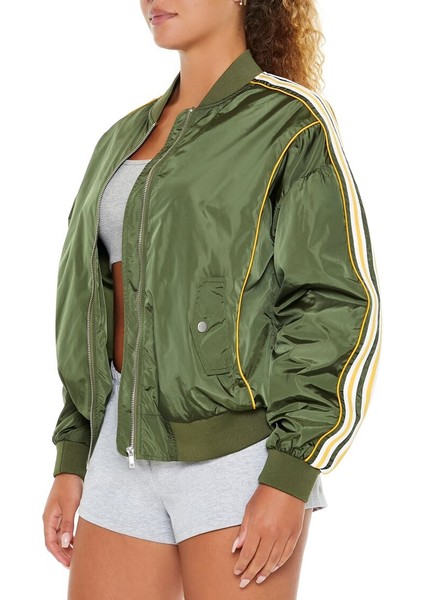F21 Varsity Bomber Ceket