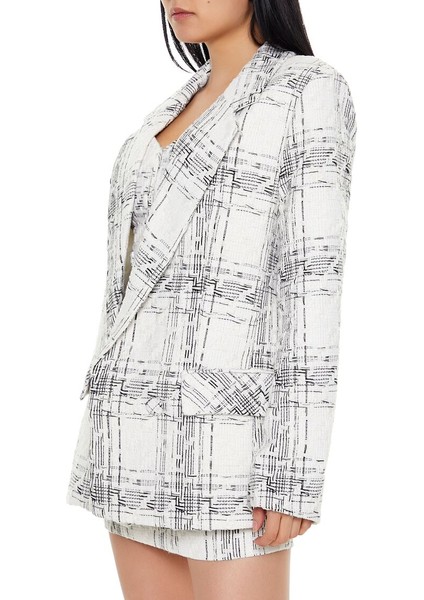 Ekose Desenli Blazer Ceket fırsatları