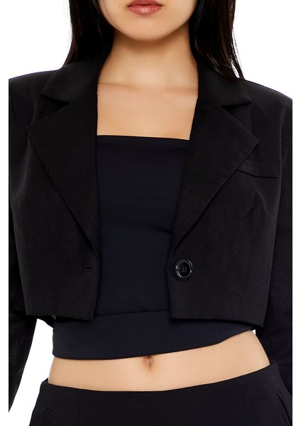 Crop Blazer Ceket