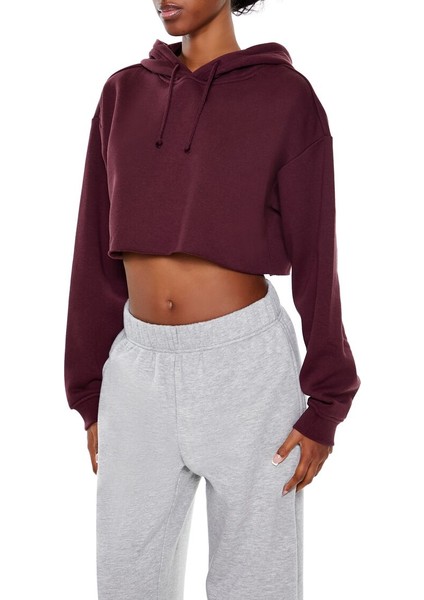 Fleece Crop Sweatshirt