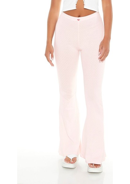 F21 Pointelle Flare Tayt