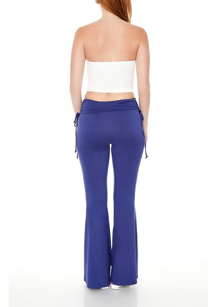 F21 Ruched Drawstring Flare Tayt