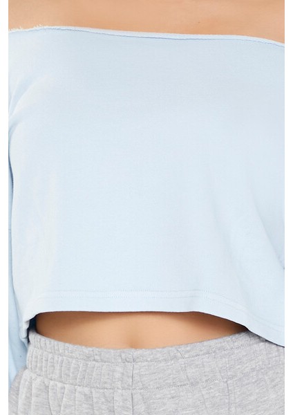 Kayık Yaka Sweatshirt