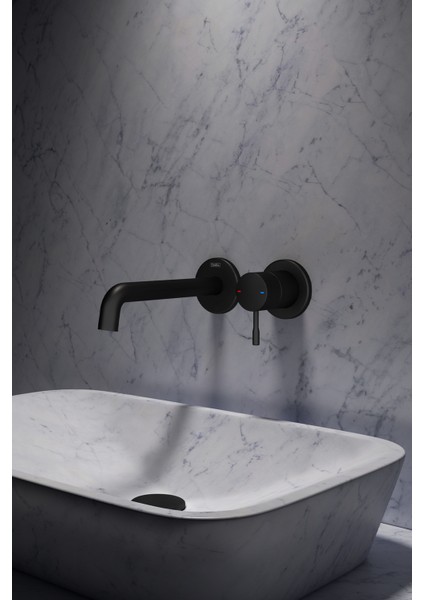 Atlas Lavabo Bataryası-Full Siyah