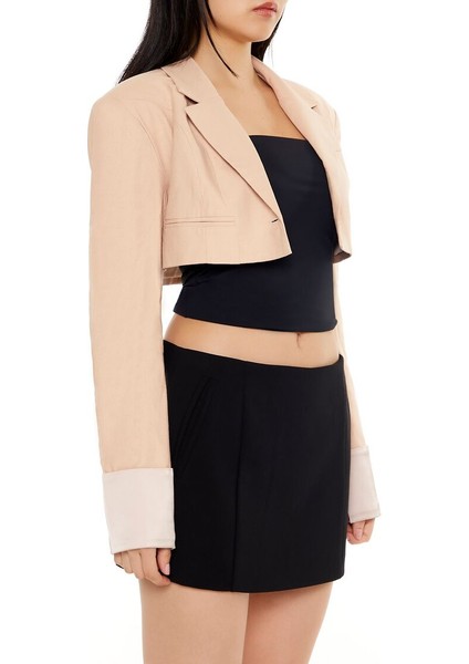 F21 Boxy Crop Blazer Ceket