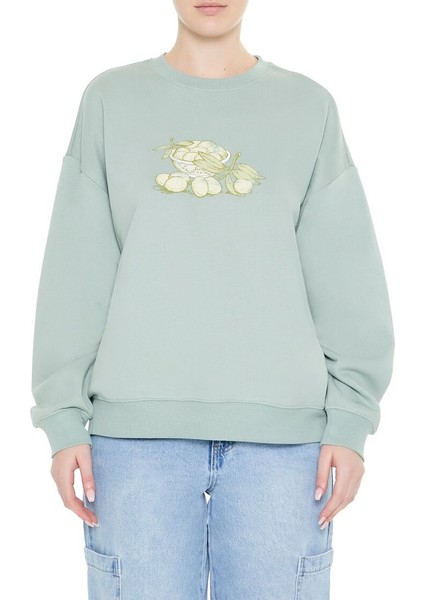 Meyve Baskılı Sweatshirt