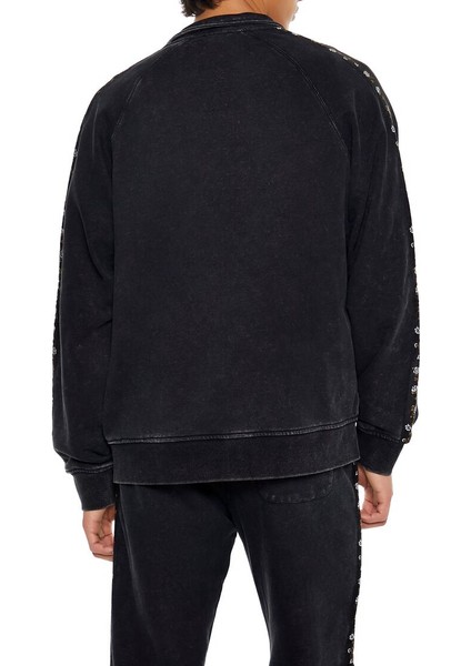 Washed French Terry Zip-Up Ceket