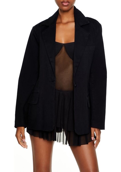 Dökümlü Blazer Ceket