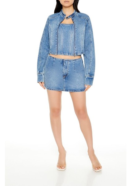 Rhinestone Denim Ceket fiyatları