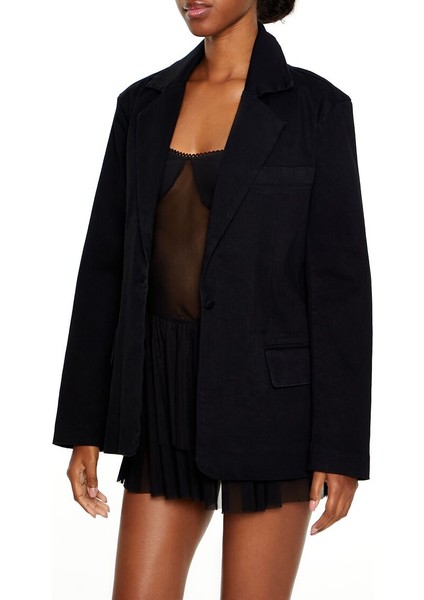 Dökümlü Blazer Ceket