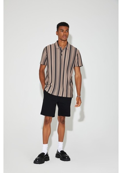 F21 Vented-Hem İpli Şort
