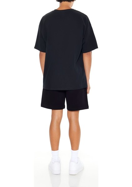 F21 Vented-Hem İpli Şort