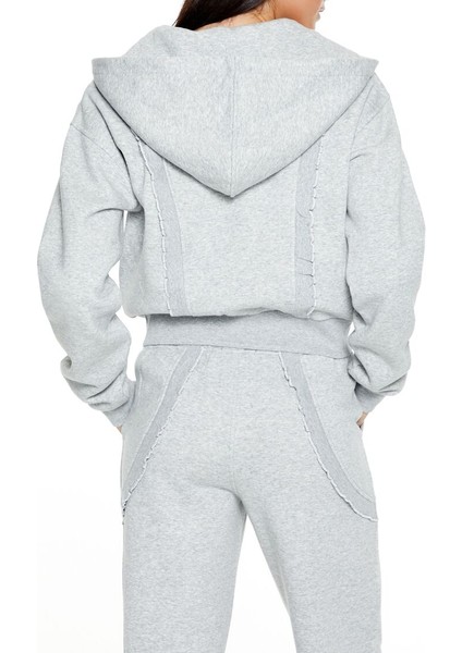 Fleece Fermuar Detaylı Sweatshirt