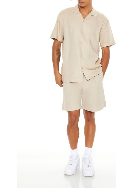 F21 Vented-Hem İpli Şort