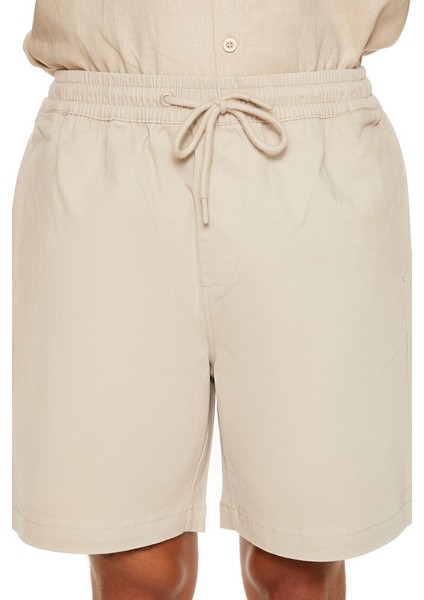 F21 Vented-Hem İpli Şort