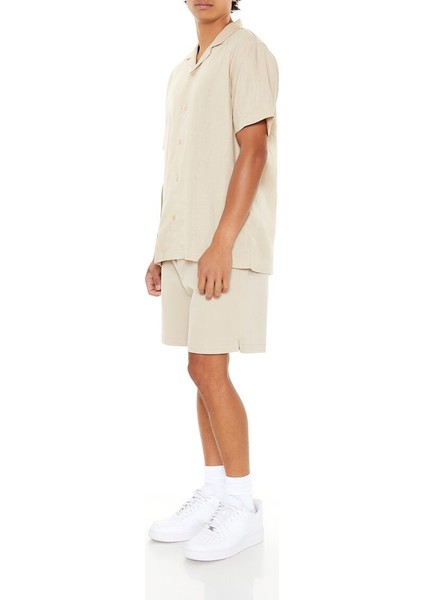 F21 Vented-Hem İpli Şort