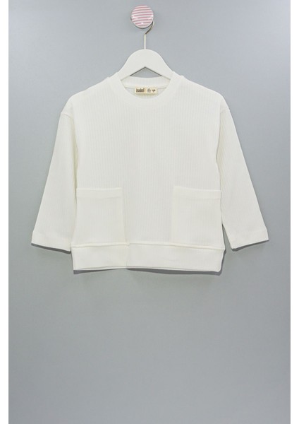 Fitilli Cepli Ekru Kız Çocuk Pijama Takımı fiyatları