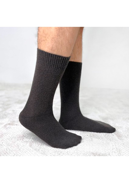 2li Erkek Organik Koyun Yünü Soket Çorap