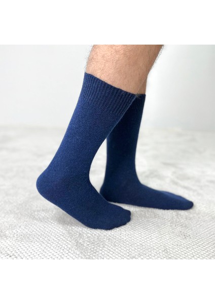 2li Erkek Organik Koyun Yünü Soket Çorap modelleri
