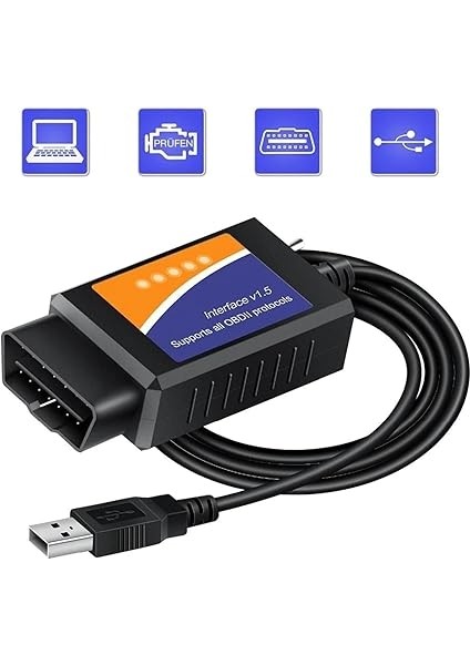 ELM327 Arıza Tespit Cihazı (Switch Modeli Ms-Can ve Hs-Can Anahtarı)