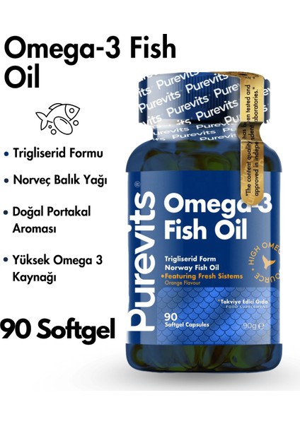 Advanced Omega-3 Fish Oil 90 Softgel