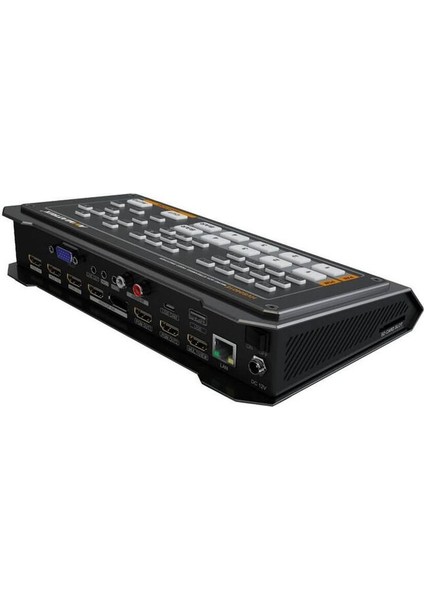 HVS0401E 4ch Hdmı/dp Video Switcher Panel Canlı Yayın Kaydı Için, Siyah