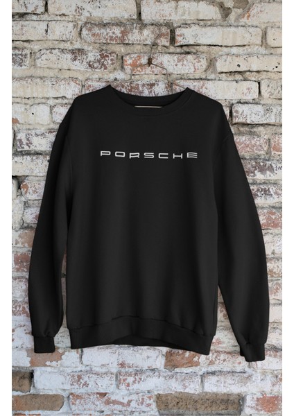 Unisex King Of The Ring Sırt Baskılı Kapüşonsuz Sweatshirt, Oversize Porsche Baskılı Sweatshirt fiyatları