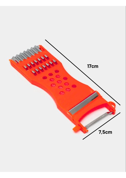 Çok Fonksiyonlu Rende Soyacak - Küçük Boy Sebze Doğrayıcı