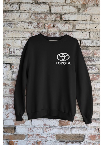 Unisex Hilux Kamyonet Sırt Baskılı Kapüşonsuz Sweatshirt, Oversize Classic Araba Baskılı Sweatshirt fiyatları