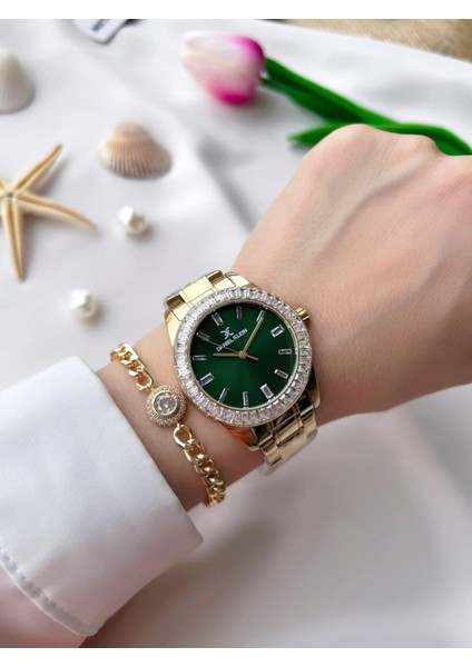 Çelik Kordon 30 mt Suya Dayanıklı Kadın Kol Saati+Bileklik BFG.13484.X7 fiyatları