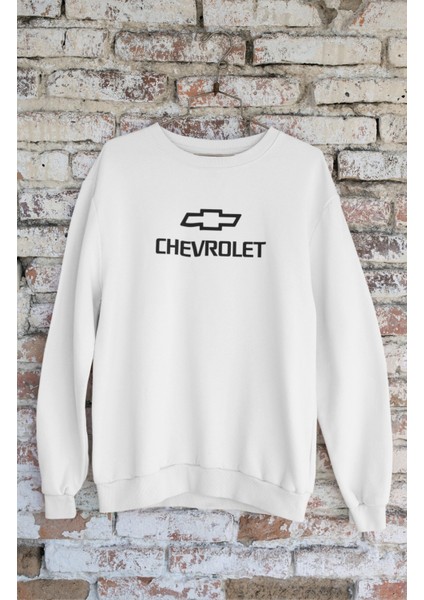 Unisex S-10 Classic Sırt Baskılı Kapüşonsuz Sweatshirt, Oversize Klasik Araba Baskılı Sweatshirt fiyatları