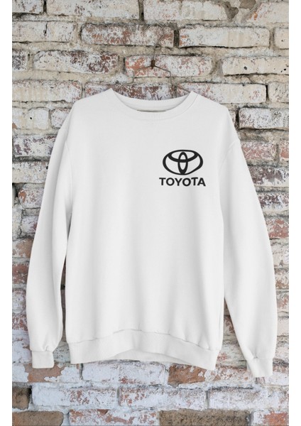 Unisex Hilux Kamyonet Sırt Baskılı Kapüşonsuz Sweatshirt, Oversize Classic Araba Baskılı Sweatshirt fiyatları