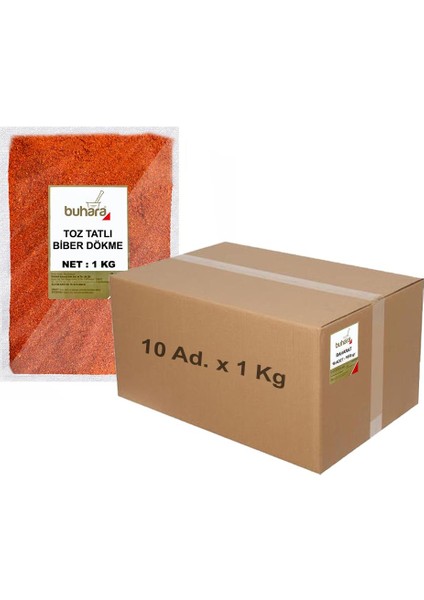 Toptan Toz Tatlı Biber Dökme 1 kg x 10 Ad - 10 kg