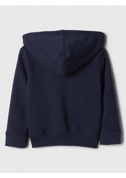 Erkek Çocuk Lacivert Logo Fleece Sweatshirt