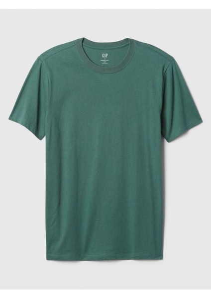Erkek Yeşil Everyday Soft Sıfır Yaka T-Shirt fiyatları