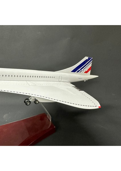 Ikonik Model Air France Concorde Model / Maket Uçak Süpersonik Yolcu Uçağı