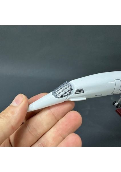 Ikonik Model Air France Concorde Model / Maket Uçak Süpersonik Yolcu Uçağı