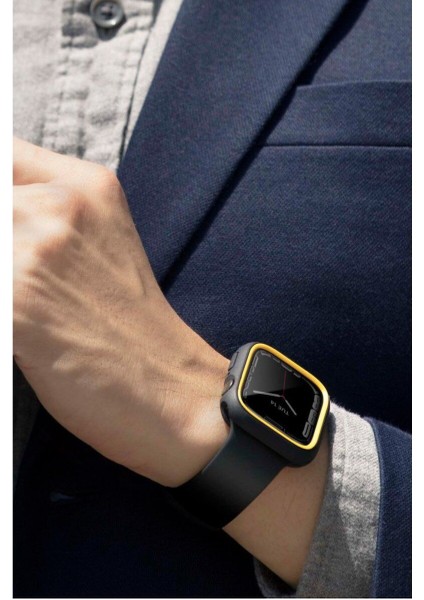 Apple Watch 41MM Kasa Koruyucu Moduo Serisi Değiştirilebilir 2'li Çerçeve