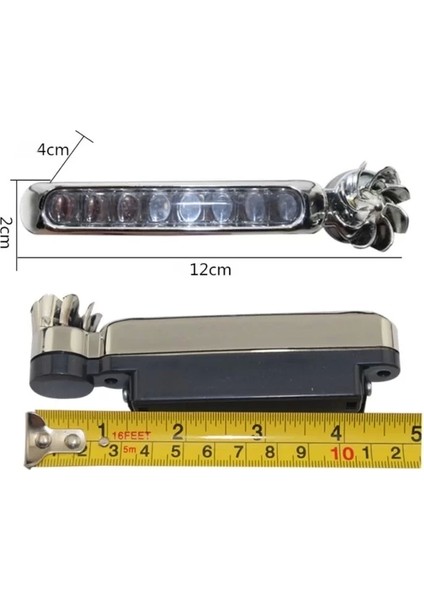 Rgb Rüzgar Enerjisi Ile Çalışan Oto LED Çakar Lamba ( 2 Li Set ) modelleri