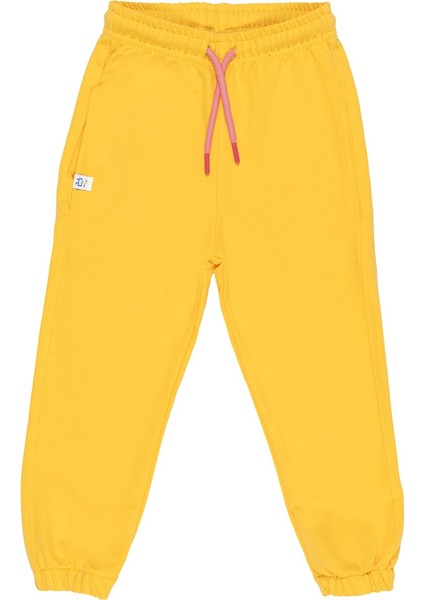 Çocuk Mango Eşofman Altı - Jogger (Pembe Kordonlu)