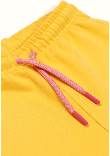 Çocuk Mango Eşofman Altı - Jogger (Pembe Kordonlu)